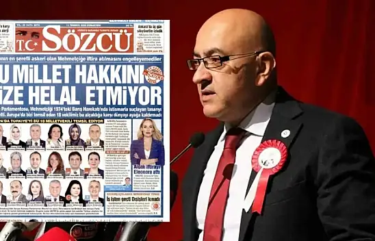 Sözcü'nün manşetine Kayseri'den çok sert tepki! 'Hakkımı helal etmiyorum'