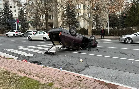 Takla Atan Araçtan Sağ Kurtuldu!