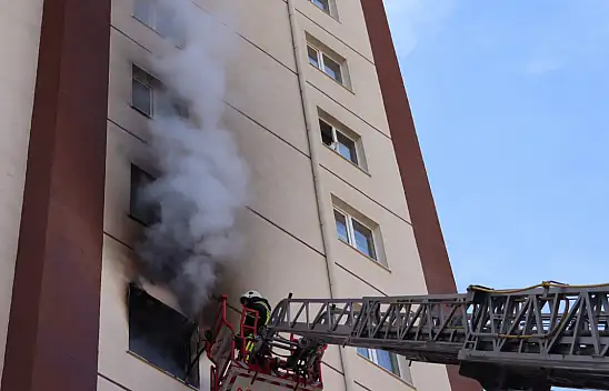 Talas'ta korkutan yangın