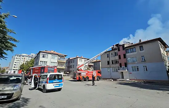 Talas'ta soba yakmak isteyen bir kişi evi yaktı!
