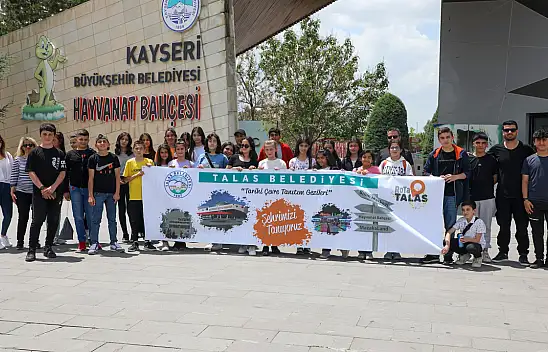 Talas'tan öğrencilere 'Şehrimizi Tanıyoruz' programı...