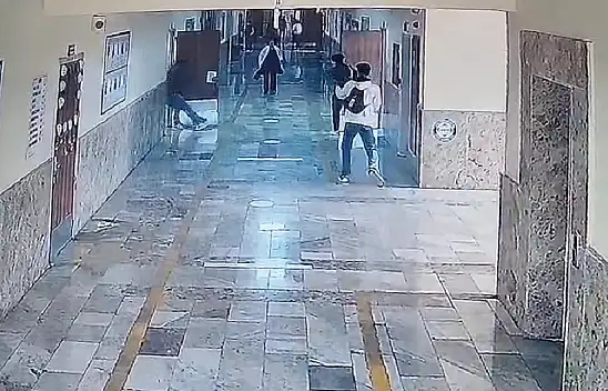Tehdit mesajları gerçek oldu! Okul saldırısına ait görüntüler ortaya çıktı