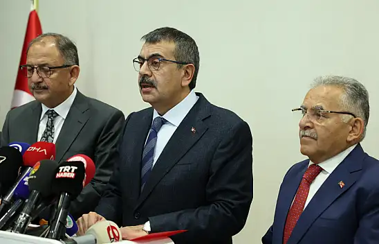 Tekin'den Kayseri okul raporu!