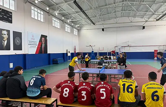 Tomarza'da 19 Mayıs Masa Tenisi Turnuvası tamamlandı