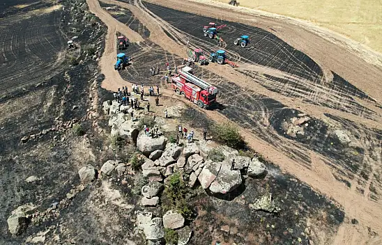 Tomarza'da Korkutan Yangın!