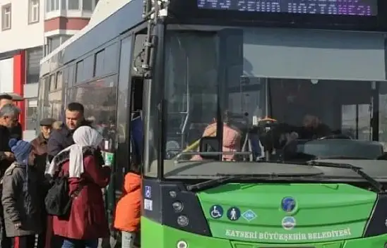 Toplu taşıma o kişilere de ücretsiz oluyor!