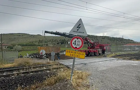 Tren ile Kamyon Çarpıştı: 2 Yaralı