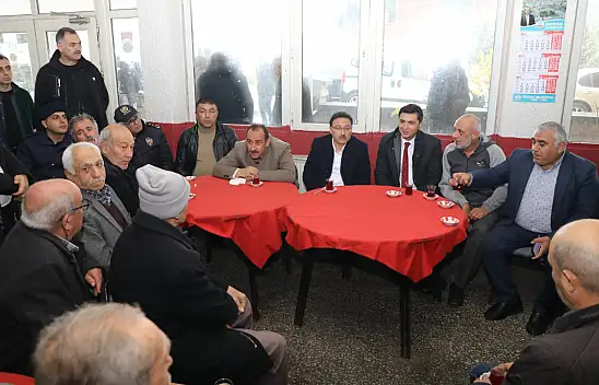 Vali Gökmen Çiçek, İncesu'da Vatandaşlarla Buluştu