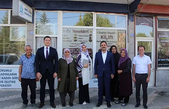 Vali Yardımcısı Ermiş'ten Sarız Kadın Kooperatifi'ne ziyaret