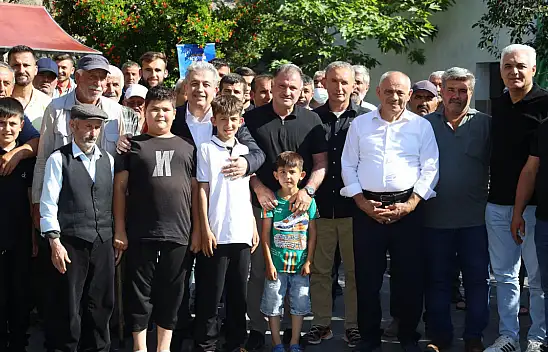 Vekil Özsoy ve Başkan Öztürk vatandaşlarla bir araya geldi: Sorunlar masaya yatırıldı!