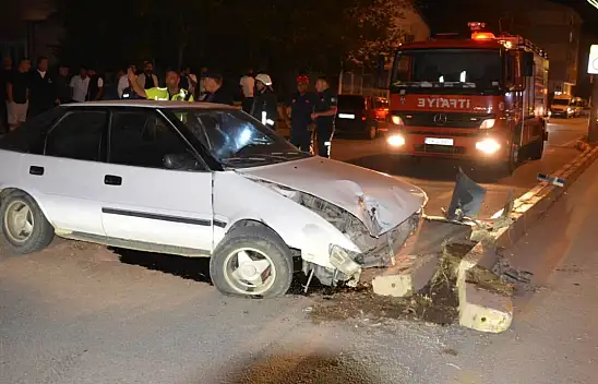 Yahyalı'da trafik kazası: Sürücü yaralandı