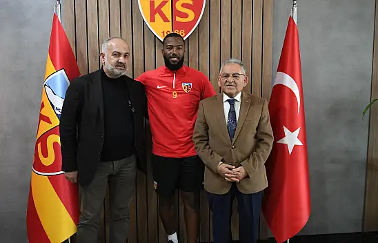 Yeni transfer Duckens Nazon Kayseri'de… Nazon'dan başkana gol sözü