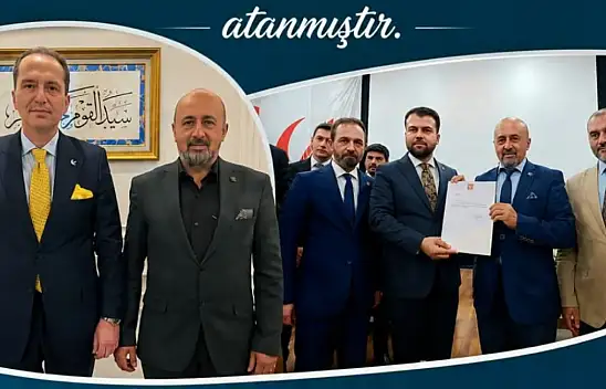 Yeniden Refah Partisi Özvatan yeni ilçe başkanı belli oldu!