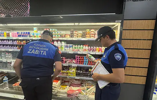 Zabıta alarmda: Kayseri'de sağlıksız ürün ve etiket hilesine göz açtırılmıyor!