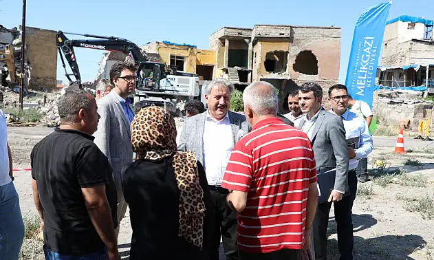 Melikgazi' de metruk yapılar ortadan kalkıyor!