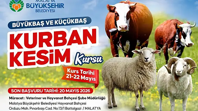 Malatya'da Kurban Kesim Kursu