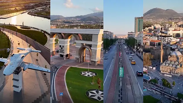 1 dakikada şehri gezdi! İşte Kayseri'nin nefes kesen görüntüleri…