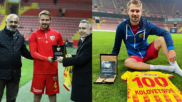 100. maçına çıktı!