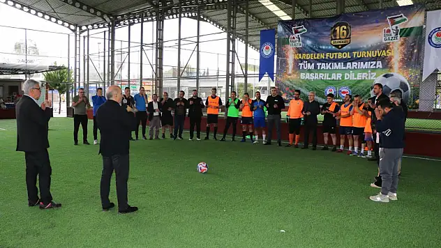 16. Kardelen Çiçeği Futbol Turnuvası'ndan Gazze'ye mesaj