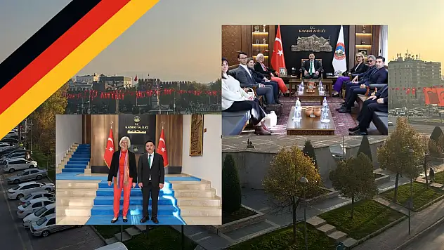 18 yıl sonra gelen üst düzey ziyaret: Almanya Büyükelçisi Kayseri'de...