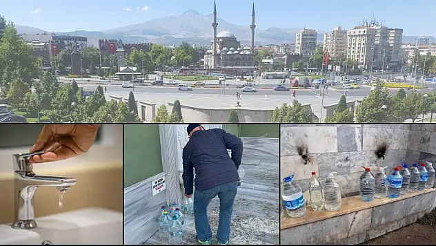 2025'te Kayseri'de su sıkıntısı büyüyor: Vatandaştan sert tepki!