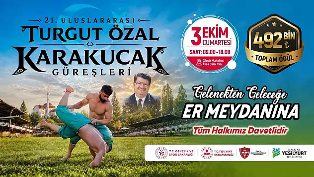 21. Uluslararası Güreşlerinin yapılacağı tarih belli oldu: 492 Bin TL ödül dağıtılacak!