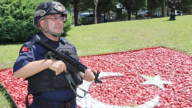 Belediye işçisinin askerlik hayali gerçek oldu
