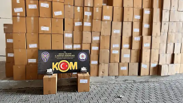 5 buçuk milyonluk kaçakçılık operasyonunda 5 gözaltı