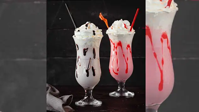 5 dakika evde kolay buz gibi Milkshake tarifi!