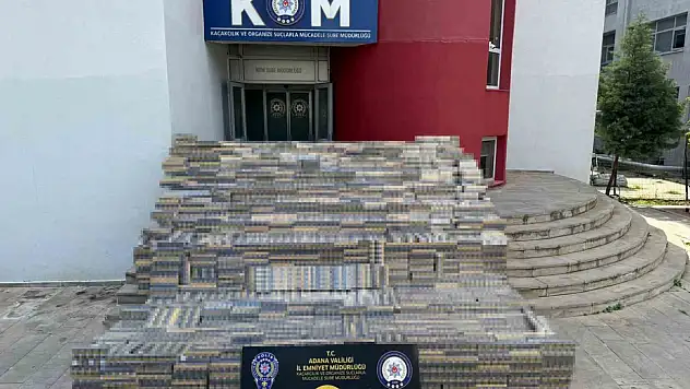 Adana'da kamyondan servet çıktı!