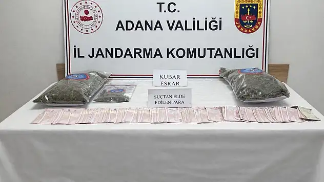 Adana'da 2 kilo esrar ele geçirildi!