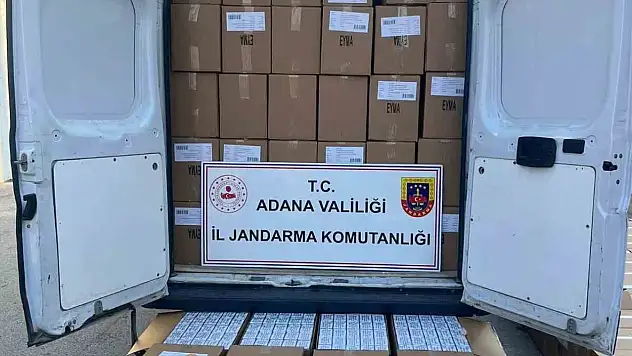 Adana'da 2 milyon 270 bin kaçak makaron ele geçirildi