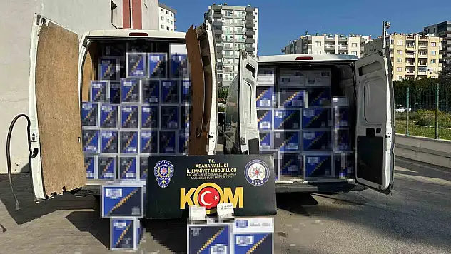 Adana'da 3 milyon TL'lik makaron operasyonu!