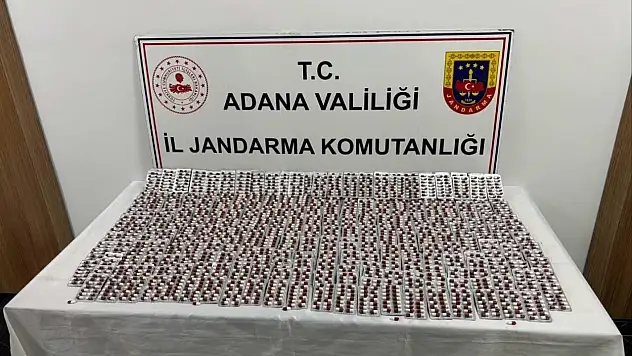 Adana'da çok miktarda sentetik ecza ele geçirildi!