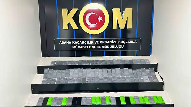 5 milyon TL değerinde kaçak telefon ele geçirildi