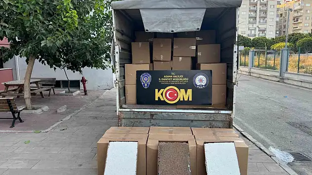 6 milyonluk kaçak sigara ele geçirildi