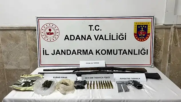Adana'da 3 adrese eş zamanlı operasyon