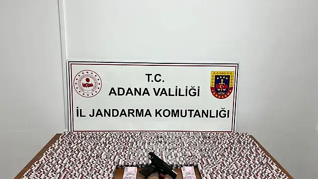 Adana'da 23 bin 876 uyuşturucu hap ele geçirildi