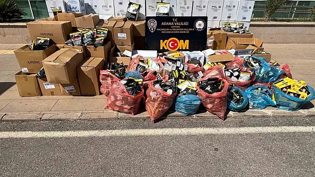 Adana'da kaçakçılık operasyonu: Çok sayıda şüpheli yakalandı!