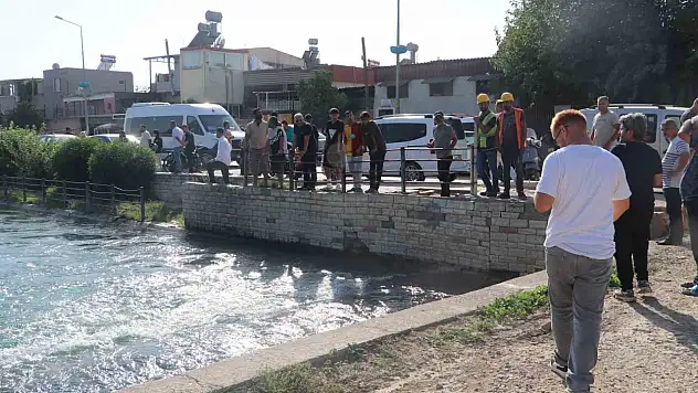 Adana'da sulama kanalında kanalında kaybolan kişiyi bulma çalışmaları devam ediyor