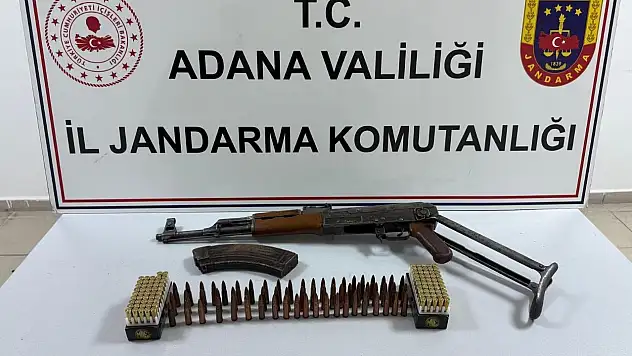 Adana'da uzun namlulu silahla yakalanan 2 şüpheli tutuklandı!