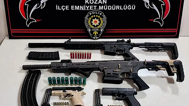 Adana polisi haftalık deentimlerde silah ele geçirdi