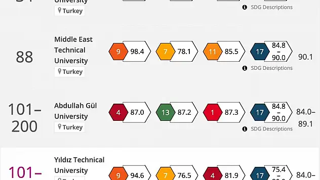AGÜ'den önemli başarı - İlk 200'de!