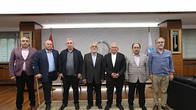 Ahmet Taş ve heyeti Başkan Büyükkılıç'ı ziyaret etti – Neler konuşuldu?