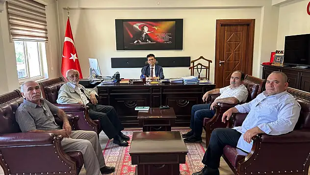 Ahmet Taş ve heyeti Vali yardımcılarını ziyaret etti