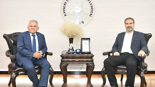 AK Parti Genel Başkan Yardımcısı Şen'den Başkan Büyükkılıç'a ziyaret