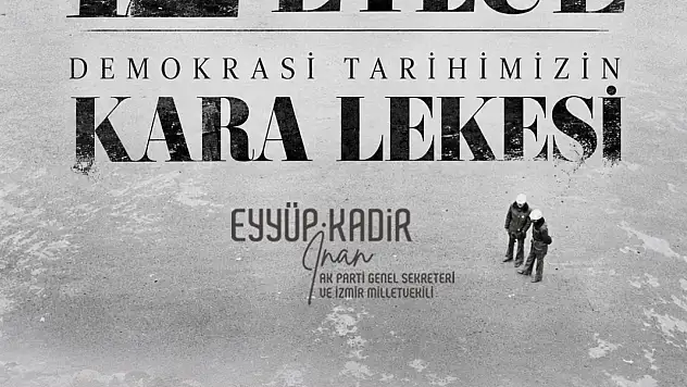 AK Parti Genel Sekreteri İnan: Darbecileri bir kez daha lanetliyorum