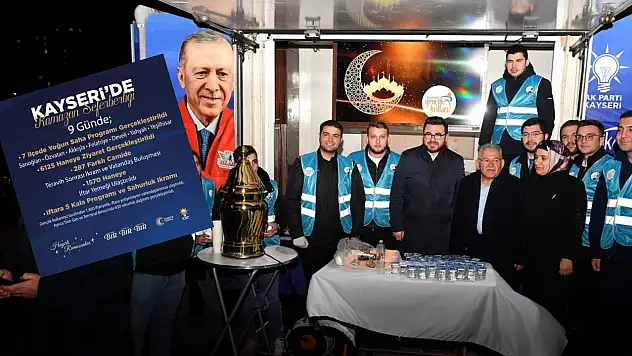 AK Parti Kayseri İl Başkanlığı, Ramazan ayının ilk 9 gününde neler yaptı?