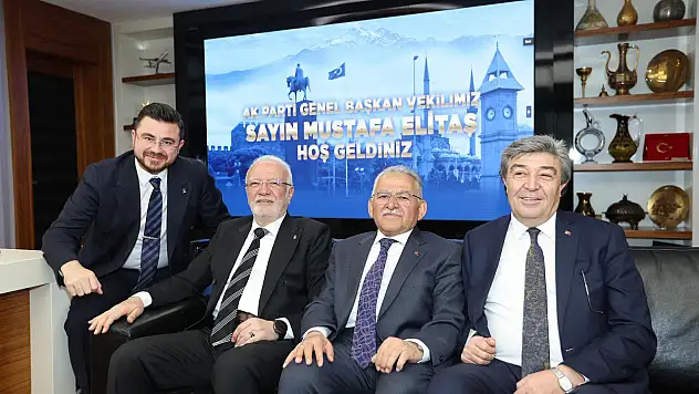 AK Partili Elitaş'tan Başkan Büyükkılıç'a ziyaret