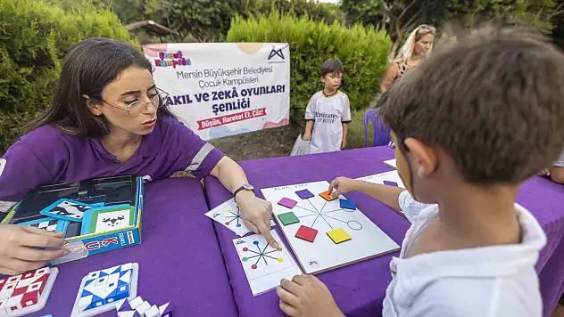 Akıl ve Zeka Oyunları Şenliği Tarsus'ta çocuklarla buluştu